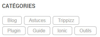 Rubrique Catégories